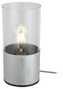 Rabalux stolní lampa Zelkova E27 1x MAX 40W polírovaný hliník 3153