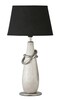 Rabalux stolní lampa Evelyn E14 1x MAX 40W stříbrná 4372