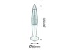 Rabalux lávová lampa Glitter Rainbow E14 1x MAX G45 15W vícebarevná 7008