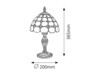 Rabalux stolní lampa Marvel E14 1x MAX 40W bronzová 8072