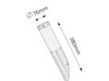Rabalux venkovní nástěnné svítidlo Inox torch E27 1x MAX 25W saténová chromová IP44 8261