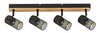 Rabalux bodové svítidlo Metta E14 4x MAX 40W dub 71154