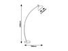 Rabalux stojací lampa Otto E27 1x MAX 60W saténová chromová 5593