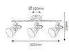 Rabalux bodové svítidlo Vivienne E14 3x MAX 40W antikovaná bílá 5968