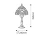 Rabalux stolní lampa Mirella E14 1x MAX 40W bronzová 8089