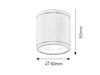 Rabalux venkovní stropní svítidlo Akron GU10 1x MAX 35W antracitová IP54 8150