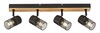 Rabalux bodové svítidlo Metta E14 4x MAX 40W dub 71154