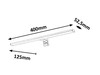 Rabalux koupelnové svítidlo Levon LED 8W IP44 2114