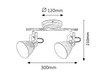 Rabalux bodové svítidlo Vivienne E14 2x MAX 40W antikovaná bílá 5967