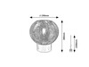 Rabalux stolní lampa Monet E27 1x MAX 40W chromová 74017