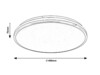 Rabalux stropní svítidlo Linden LED 50W CCT DIM 3478