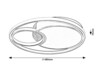 Rabalux stropní svítidlo Leola LED 81W CCT DIM 71044