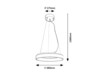Rabalux závěsné svítidlo Ceilo LED 38W CCT DIM 72002