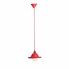 RENDL AMICI závěsná silikonová lampa červená 230V E27 42W R10619