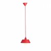 RENDL AMICI závěsná silikonová lampa červená 230V E27 42W R10619
