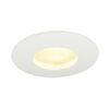 BIG WHITE SLV OUT 65, venkovní stropní vestavné svítidlo, LED, 3000K, kulaté, bílé, 38°, 12 W, vč. ovladače 114461