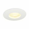 BIG WHITE SLV OUT 65, venkovní stropní vestavné svítidlo, LED, 3000K, kulaté, bílé, 38°, 12 W, vč. ovladače 114461