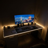 Solight LED COB pásek, 5m, 7W/m, 500lm/m, teplá bílá, USB napájení, vypínač, 8mm WM62-WW