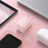 Solight 33W GaN fast charge USB-C adaptér, růžový DC74P