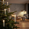 Solight sada LED svíček na vánoční stromek, 10x svíčka, dálkové ovládání, časovač, 1xAAA 1V312