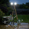 Solight duální teleskopický přenosný LED reflektor se zásuvkou, 2x30W, 5400lm, 4000K, 62-152cm, IP54 WM-60W-FVP