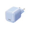 Solight 33W GaN fast charge USB-C adaptér, modrý DC74B