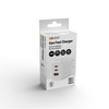 Solight 65W GaN fast charge USB-A + 2x USB-C adaptér DC79