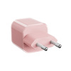 Solight 33W GaN fast charge USB-C adaptér, růžový DC74P