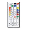 Solight LED světelný pás, RGB + 3CCT, 5m, sada s 24V adaptérem a dálk. ovladačem, 5W/m, IP65 WM60