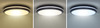 Solight LED osvětlení Gari, 44W, 3960lm, 3CCT, IP65, 40cm, černá WO821-B