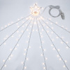 Solight LED řetěz s hvězdou na vánoční strom, výška 2,1m, 212 LED, IP44 1V308