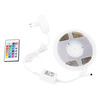 Solight LED SMD RGB pásek, sada s adpatérem, 3m, dálkové ovládání, 10W/m, multicolor WM59-RGB