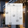 Solight LED vánoční girlanda, rampouchy, 400 LED, 20m, IP44, teplé bílé světlo 1v404-WW