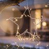 Solight LED řetěz s hvězdou na vánoční strom, výška 2,1m, 212 LED, IP44 1V308
