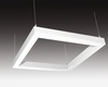 SEC Stropní nebo závěsné LED svítidlo WEGA-FRAME2-CB-DIM-DALI, 50 W, eloxovaný AL, 886 x 886 x 65 mm, 4000 K, 6720 lm 321-B-108-01-00-SP