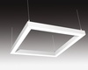 SEC Závěsné LED svítidlo nepřímé osvětlení WEGA-FRAME2-AA-DIM-DALI, 50 W, bílá, 886 x 886 x 50 mm, 3000 K, 6540 lm 321-B-003-01-01-SP