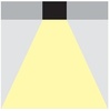 SEC Zápustné nouzové LED svítidlo pro osvětlení závěsného praporku MULTILED-V-AT, cena bez plexi s pikto, 12 x LED, 1h, barva: bílá, NM/M, AUTOTEST 85-B-101-10-01-SP