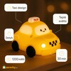 LED2 dětská lampička Auto TAXI LED teplá bílá nabíjecí USB