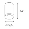 LED2 1150441D TUBUS A,  DIM 9 4000K STROPNÍ BÍLÉ