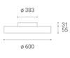 LED2 1234151 ROTO 60, W 40-60+8 2700K/3200K/4000K