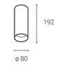 LED2 1251431D LUKY,  DIM 20 3000K STROPNÍ BÍLÉ