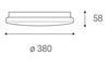 LED2 1340351 JOTA 38,  24 3CCT 3000K/4000K/6000K STROPNÍ BÍLÉ