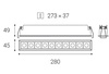 LED2 2251031D LINEAR 10,  DIM 20 3000K ZÁPUSTNÉ BÍLÉ