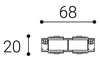 LED2 6360703 ECO TRACK CONNECTOR, B