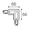 LED2 6360901 ECO TRACK RIGHT L-FEED, W