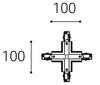 LED2 6361101 ECO TRACK X-CONNECTOR, W