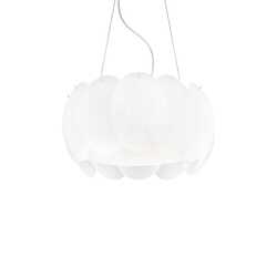 Ideal Lux OVALINO SP5 BIANCO SVÍTIDLO ZÁVĚSNÉ 074139