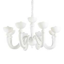 Závěsné svítidlo Ideal Lux Bon Bon SP8 bianco 094007 bílé 95,5cm  