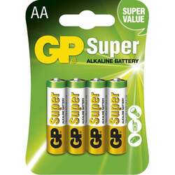 GP Alkalická baterie GP Super LR6 (AA), blistr 1013214000 S