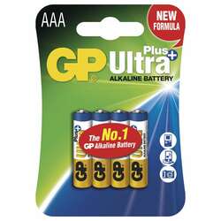 GP Alkalická baterie GP Ultra Plus LR03 (AAA), blistr 1017114000
